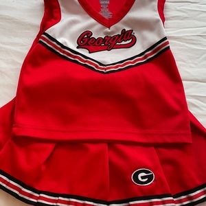 Girls Georgia bulldawgs cheer outfit.